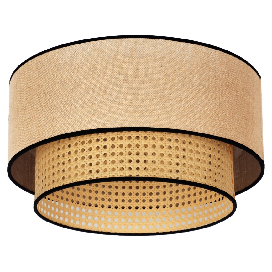 Duolla - Ceiling light BOHO 1xE27/15W/230V d. 45 cm beige/rattan