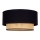 Duolla - Ceiling light BOHO 1xE27/15W/230V d. 45 cm black/rattan