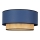 Duolla - Ceiling light BOHO 1xE27/15W/230V d. 45 cm blue/rattan