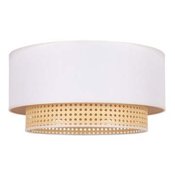 Duolla - Ceiling light BOHO 1xE27/15W/230V d. 45 cm creamy/rattan