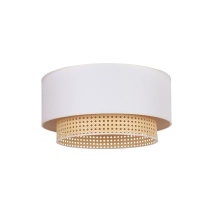 Duolla - Ceiling light BOHO 1xE27/15W/230V d. 45 cm creamy/rattan
