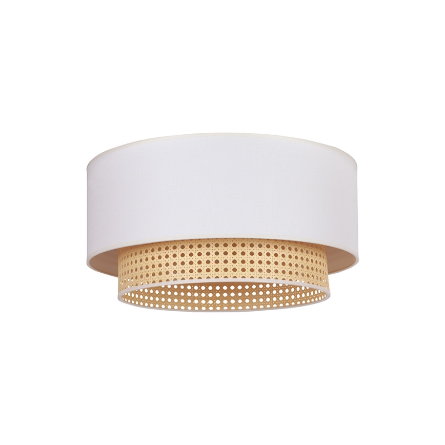 Duolla - Ceiling light BOHO 1xE27/15W/230V d. 45 cm creamy/rattan