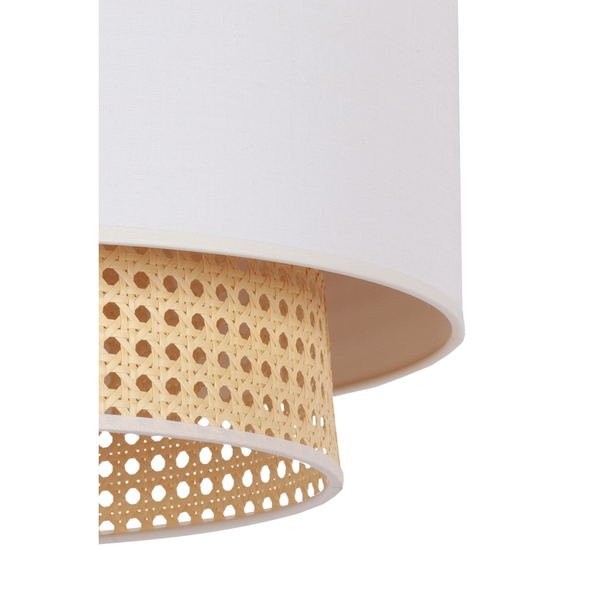 Duolla - Ceiling light BOHO 1xE27/15W/230V d. 45 cm creamy/rattan