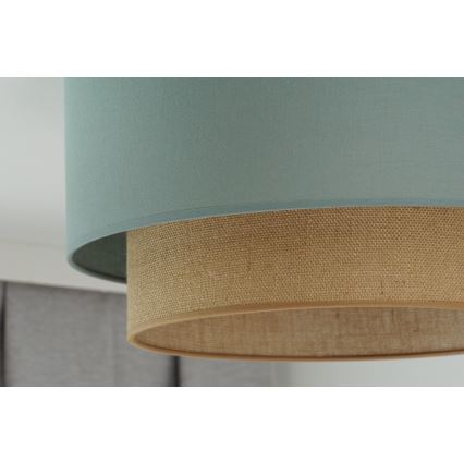 Duolla - Ceiling light BOHO 1xE27/15W/230V d. 45 cm green/brown