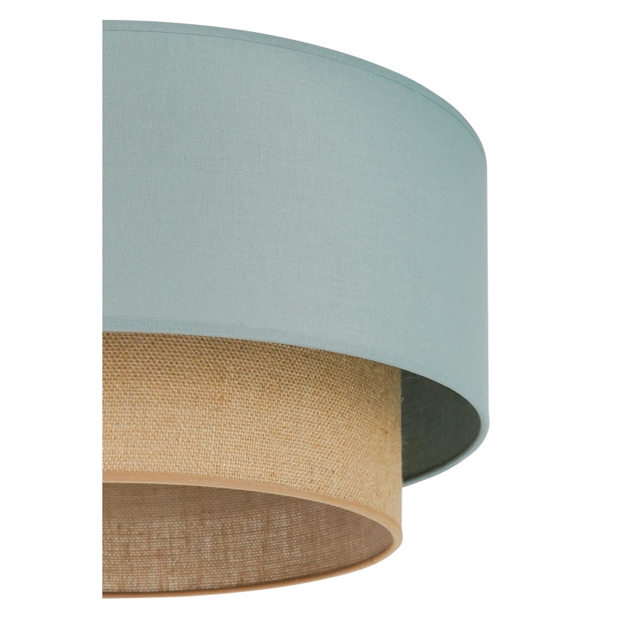 Duolla - Ceiling light BOHO 1xE27/15W/230V d. 45 cm green/brown