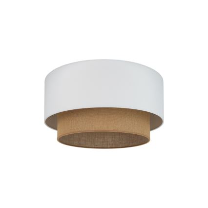 Duolla - Ceiling light BOHO 1xE27/15W/230V d. 45 cm white/brown