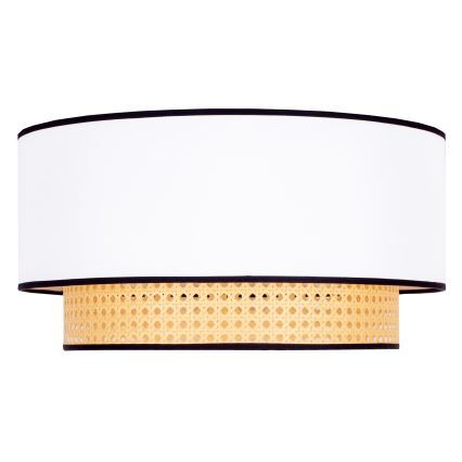 Duolla - Ceiling light BOHO 1xE27/15W/230V d. 45 cm white/rattan