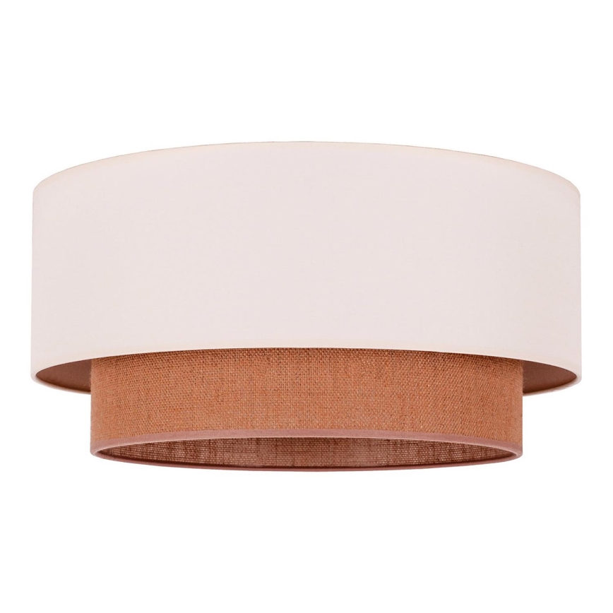 Duolla - Ceiling light BOHO 3xE27/15W/230V d. 60 cm beige/brown
