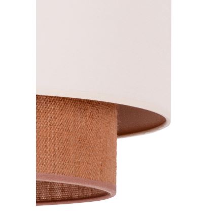 Duolla - Ceiling light BOHO 3xE27/15W/230V d. 60 cm beige/brown