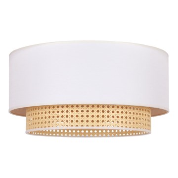 Duolla - Ceiling light BOHO 3xE27/15W/230V d. 60 cm creamy/rattan