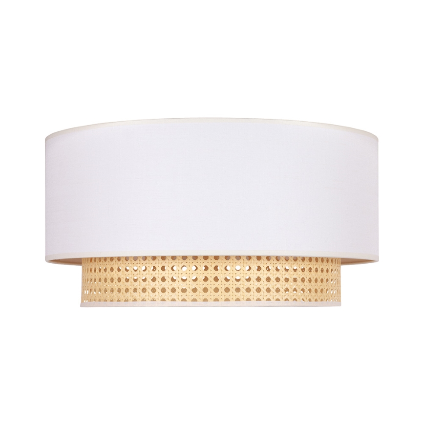 Duolla - Ceiling light BOHO 3xE27/15W/230V d. 60 cm creamy/rattan