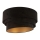 Duolla - Ceiling light DEVON 1xE27/40W/230V d. 45 cm black/gold