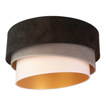 Duolla - Ceiling light DEVON 1xE27/40W/230V d. 45 cm black/grey/beige