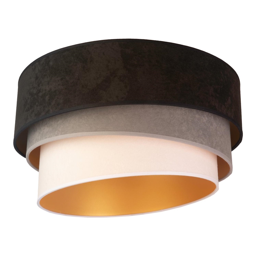 Duolla - Ceiling light DEVON 1xE27/40W/230V d. 45 cm black/grey/beige