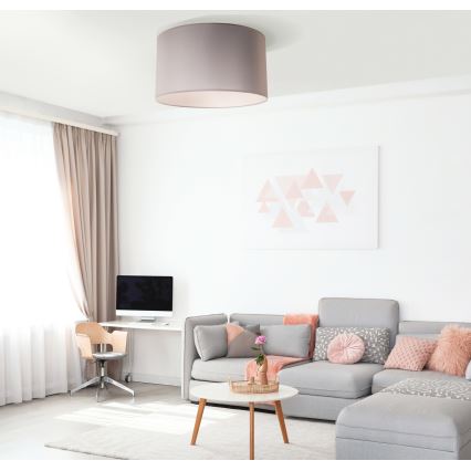 Duolla - Ceiling light DORSET 1xE27/40W/230V d. 45 cm grey