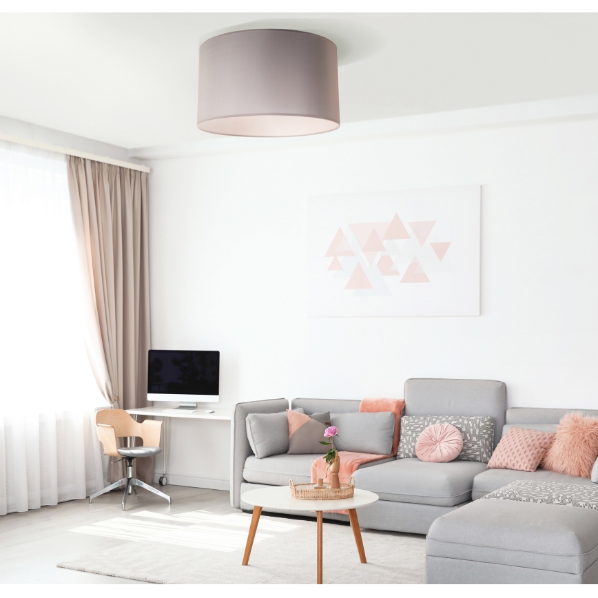 Duolla - Ceiling light DORSET 1xE27/40W/230V d. 45 cm grey