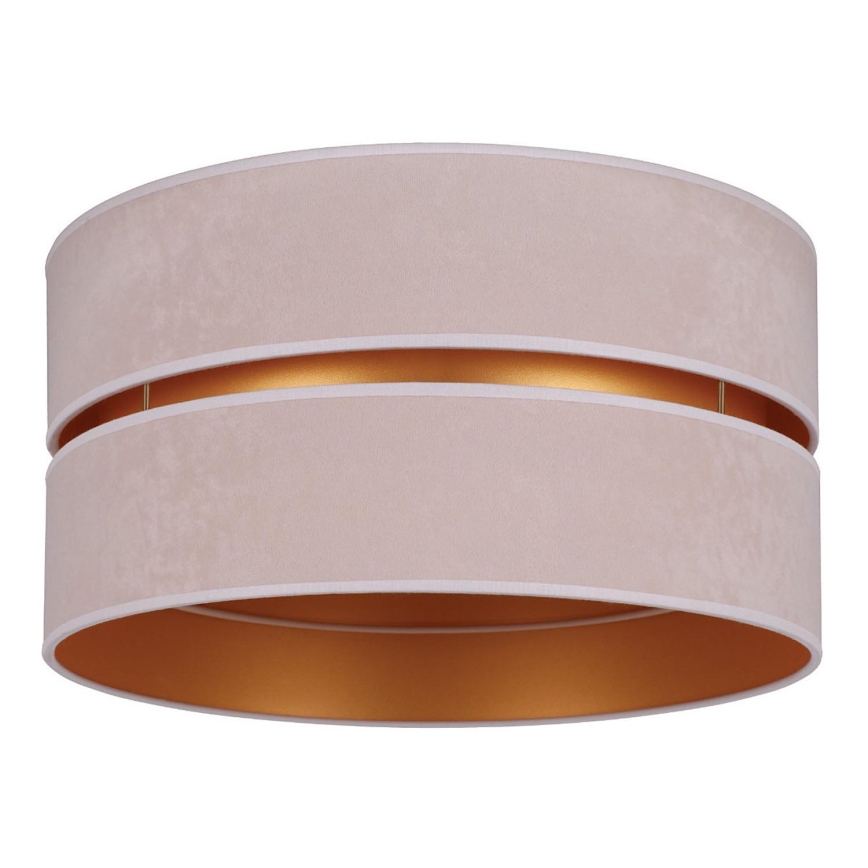 Duolla - Ceiling light DUO 1xE27/15W/230V d. 40 cm beige/gold