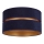 Duolla - Ceiling light DUO 1xE27/15W/230V d. 40 cm blue/gold