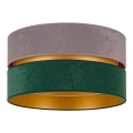 Duolla - Ceiling light DUO 1xE27/15W/230V d. 40 cm grey/green/gold