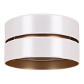 Duolla - Ceiling light DUO 1xE27/15W/230V d. 40 cm white/gold