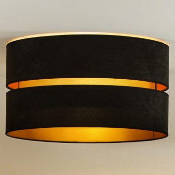 Duolla - Ceiling light DUO 1xE27/40W/230V d. 40 cm black/gold