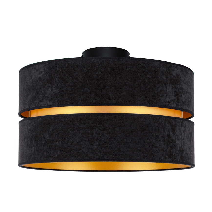 Duolla - Ceiling light DUO 1xE27/40W/230V d. 40 cm black/gold