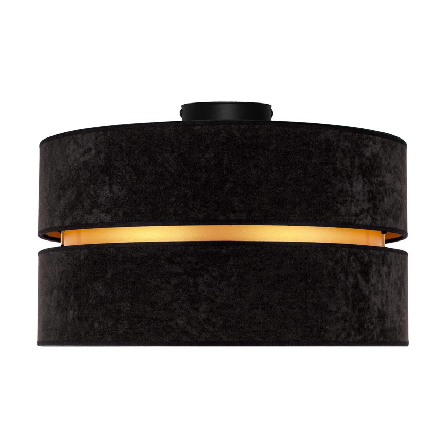 Duolla - Ceiling light DUO 1xE27/40W/230V d. 40 cm black/gold