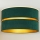 Duolla - Ceiling light DUO 1xE27/40W/230V d. 40 cm green/gold