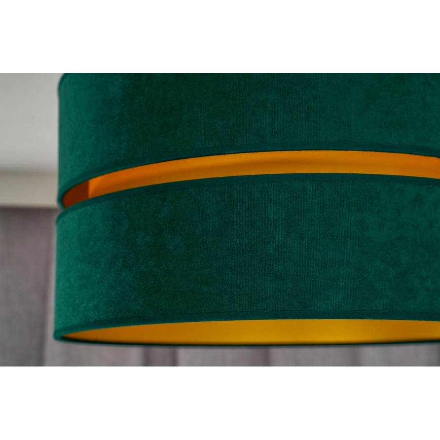 Duolla - Ceiling light DUO 1xE27/40W/230V d. 40 cm green/gold