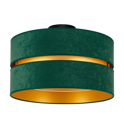 Duolla - Ceiling light DUO 1xE27/40W/230V d. 40 cm green/gold