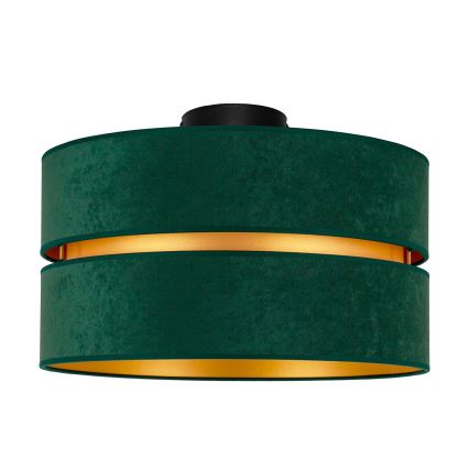 Duolla - Ceiling light DUO 1xE27/40W/230V d. 40 cm green/gold