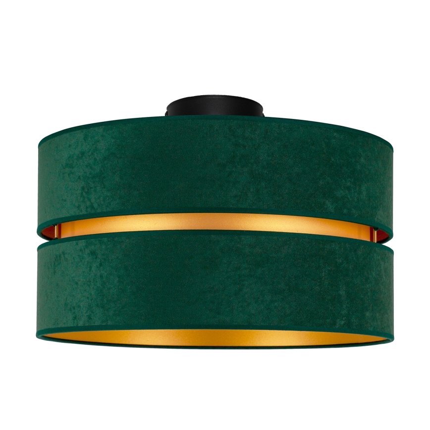 Duolla - Ceiling light DUO 1xE27/40W/230V d. 40 cm green/gold