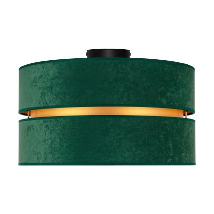 Duolla - Ceiling light DUO 1xE27/40W/230V d. 40 cm green/gold