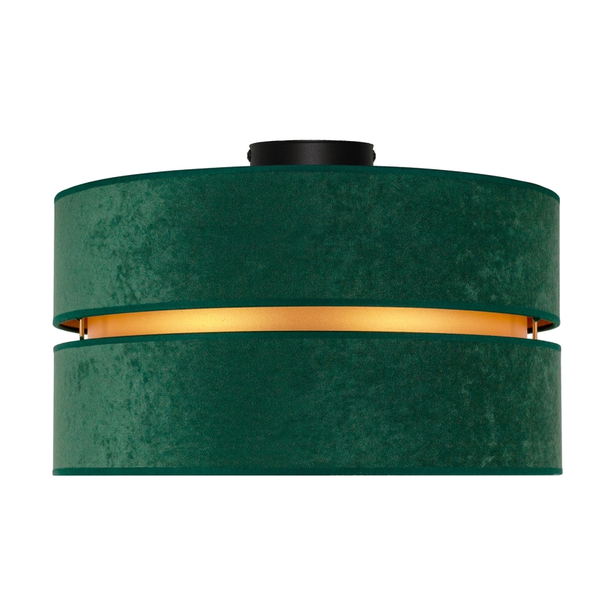 Duolla - Ceiling light DUO 1xE27/40W/230V d. 40 cm green/gold