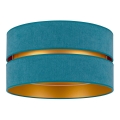 Duolla - Ceiling light DUO 1xE27/40W/230V d. 40 cm turquoise/gold