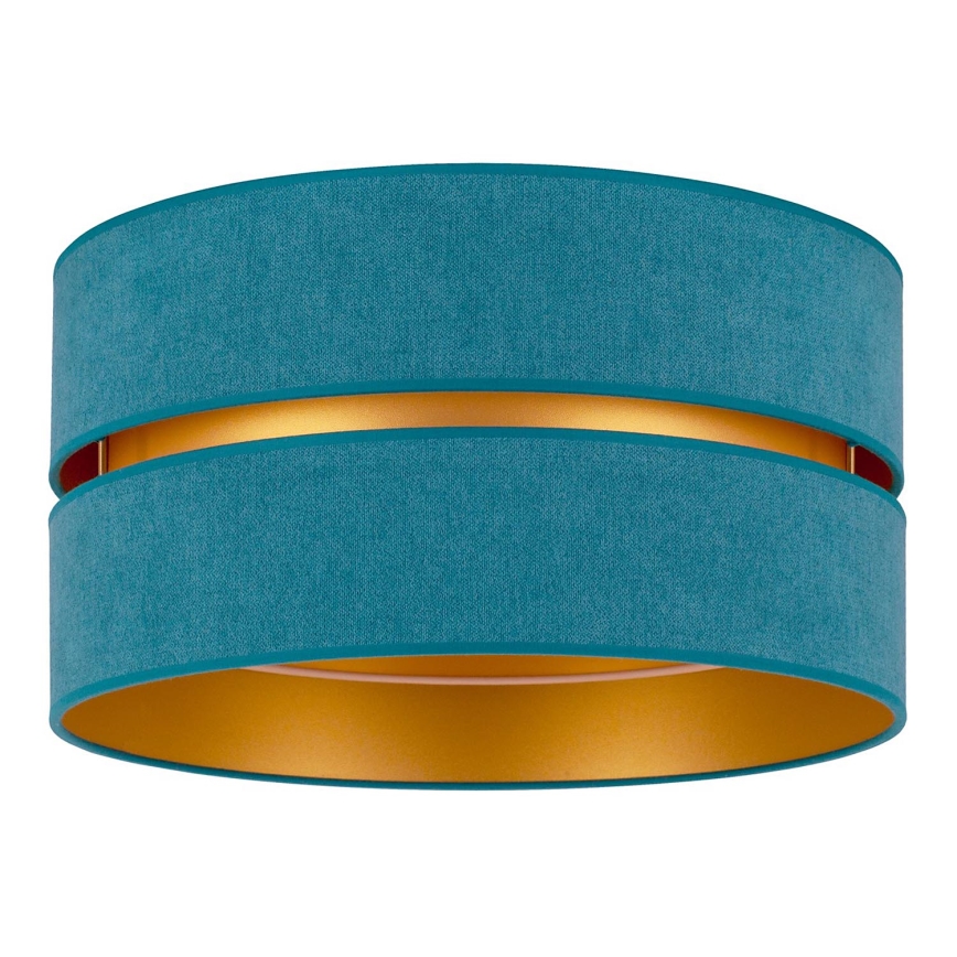 Duolla - Ceiling light DUO 1xE27/40W/230V d. 40 cm turquoise/gold