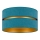 Duolla - Ceiling light DUO 1xE27/40W/230V d. 40 cm turquoise/gold