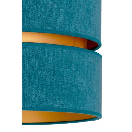 Duolla - Ceiling light DUO 1xE27/40W/230V d. 40 cm turquoise/gold