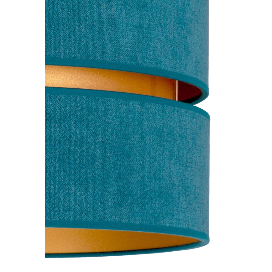 Duolla - Ceiling light DUO 1xE27/40W/230V d. 40 cm turquoise/gold