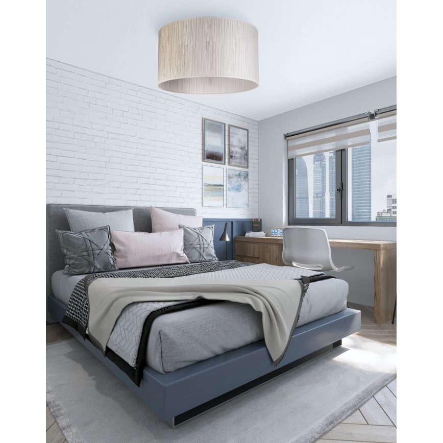 Duolla - Ceiling light ESSEX 1xE27/40W/230V d. 45 cm silver