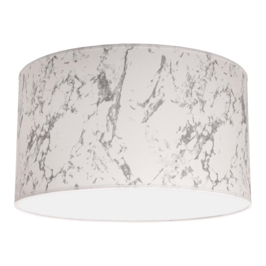 Duolla - Ceiling light MARBLE 1xE27/40W/230V d. 45 cm white/grey
