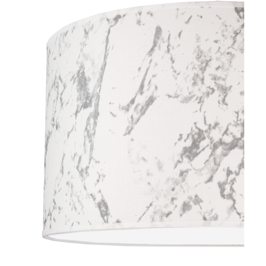 Duolla - Ceiling light MARBLE 1xE27/40W/230V d. 45 cm white/grey