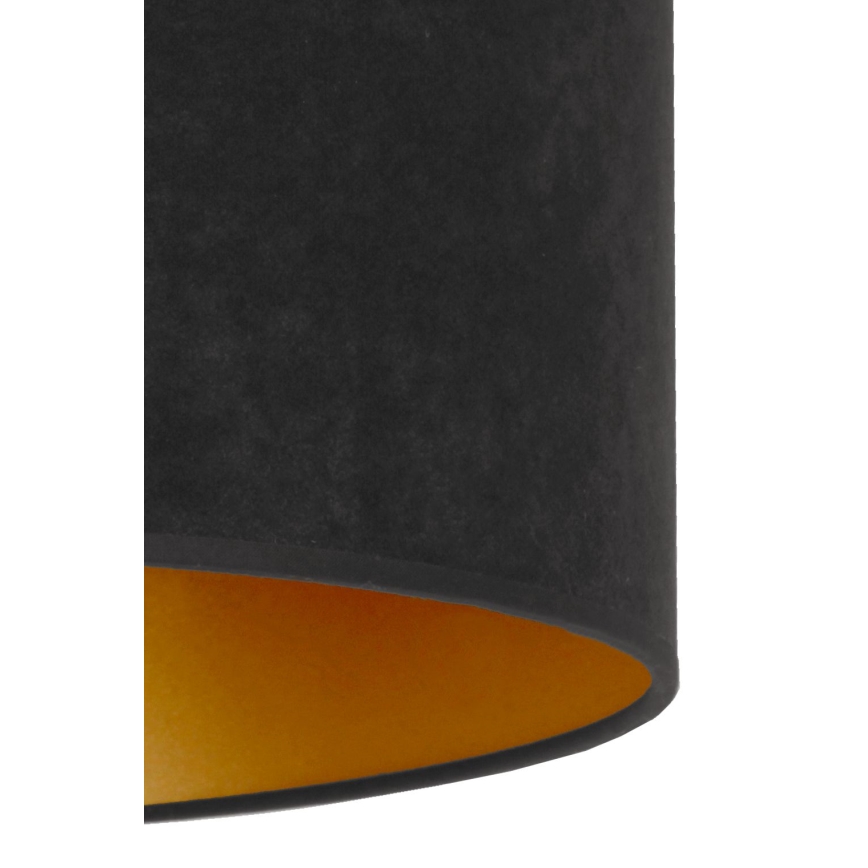 Duolla - Ceiling light ROLLER 1xE27/15W/230V d. 40 cm black/gold