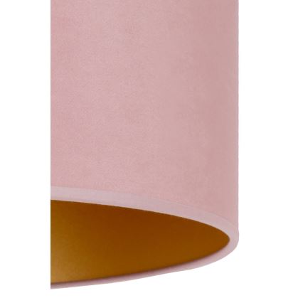 Duolla - Ceiling light ROLLER 3xE27/15W/230V d. 60 cm pink/gold