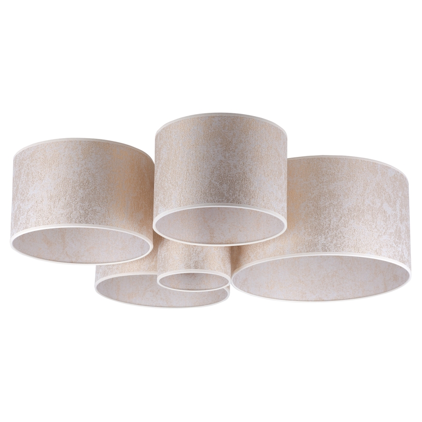 Duolla - Ceiling light ROLLER PENTO 5xE27/60W/230V gold