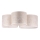 Duolla - Ceiling light ROLLER TRIO 3xE27/60W/230V white/gold