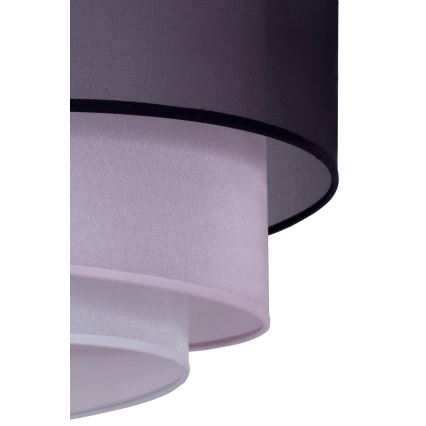Duolla - Ceiling light TRIO 1xE27/15W/230V d. 45 cm black/pink/silver