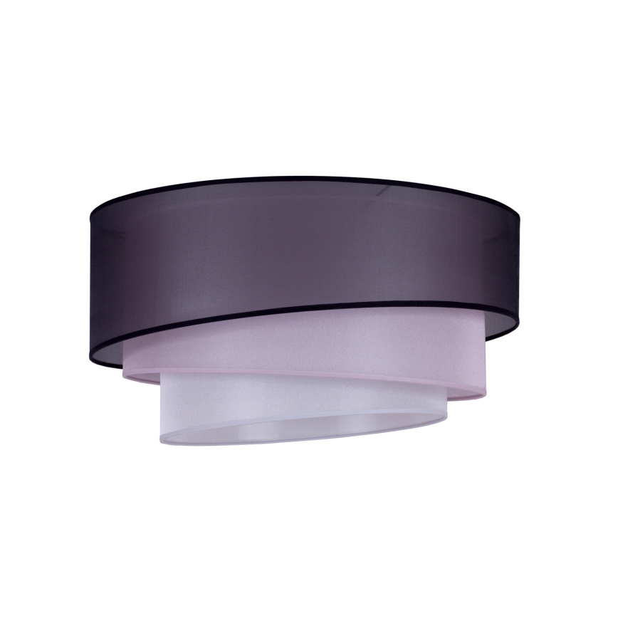 Duolla - Ceiling light TRIO 1xE27/15W/230V d. 45 cm black/pink/silver