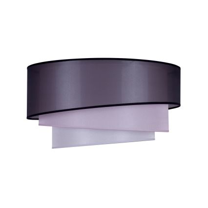 Duolla - Ceiling light TRIO 1xE27/15W/230V d. 45 cm black/pink/silver