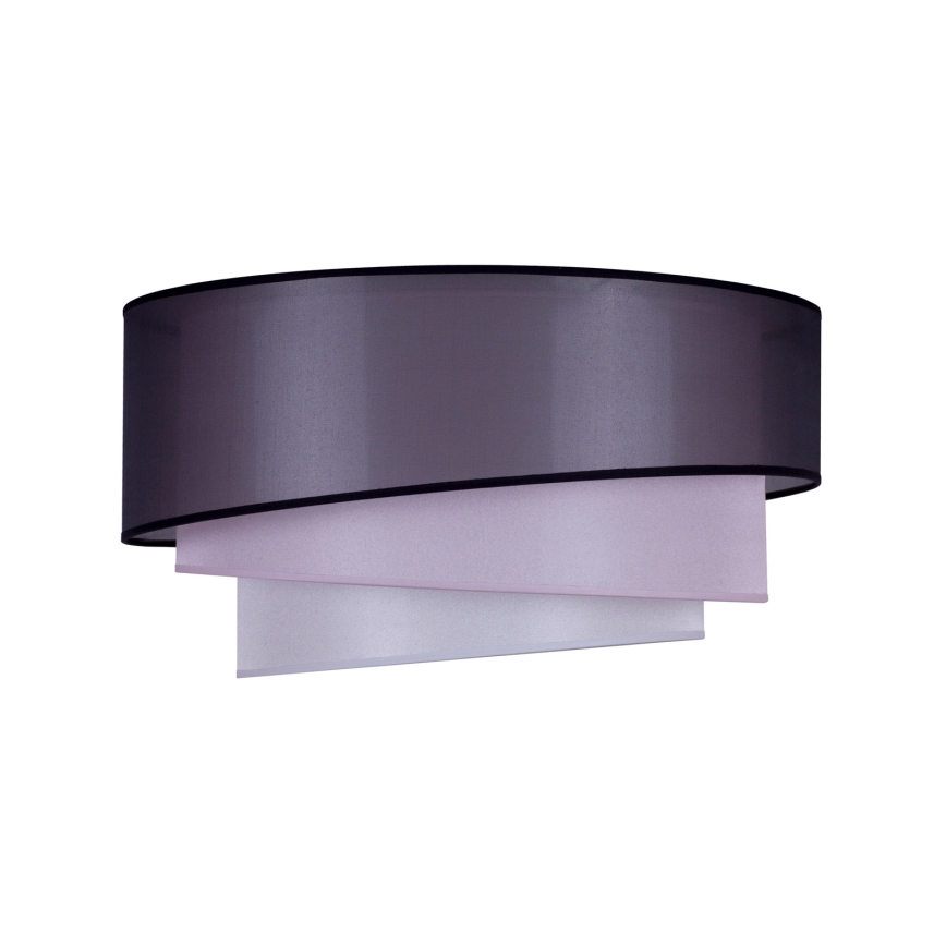 Duolla - Ceiling light TRIO 1xE27/15W/230V d. 45 cm black/pink/silver